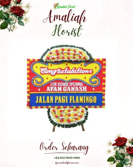 Sewa Papan Bunga Pojok